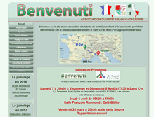 Tablet Screenshot of benvenutisaintcyr.fr